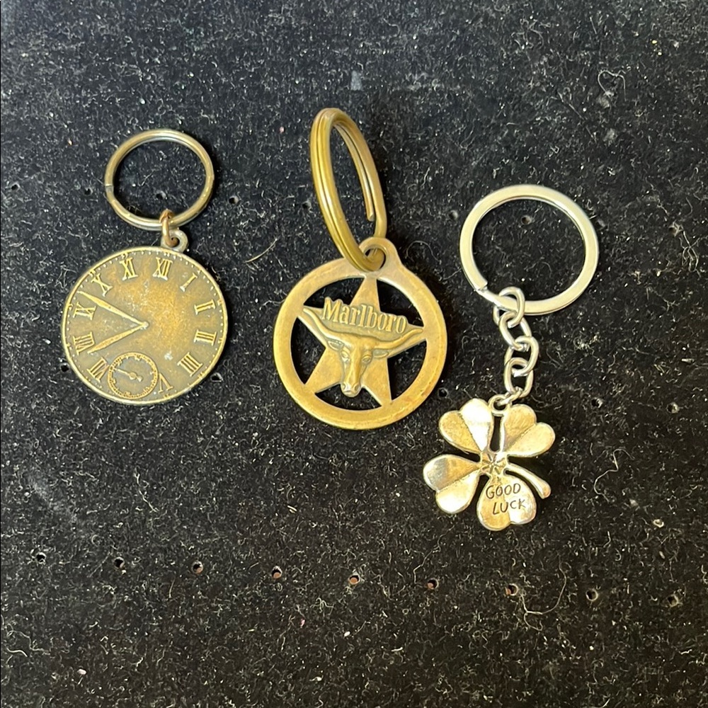 Marlboro Gold and Silver Key Holders